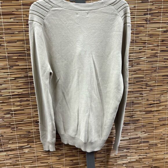 Alfani Mens Stripe V-Neck Cardigan Sweater Size S - Picture 3 of 3